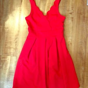 Red dress size 0 from Express